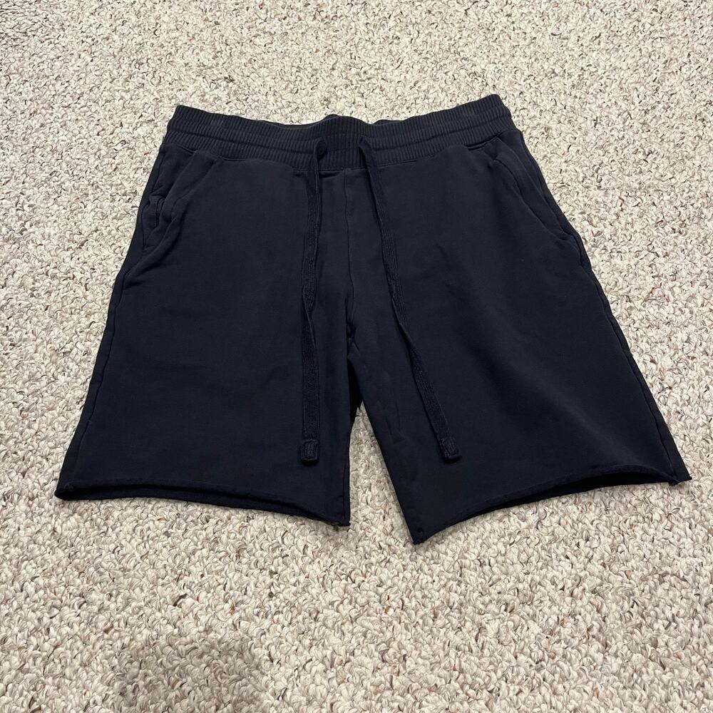Jordan Craig Palma French Terry Fleece Shorts M Black Grunge Casual Sweatshorts